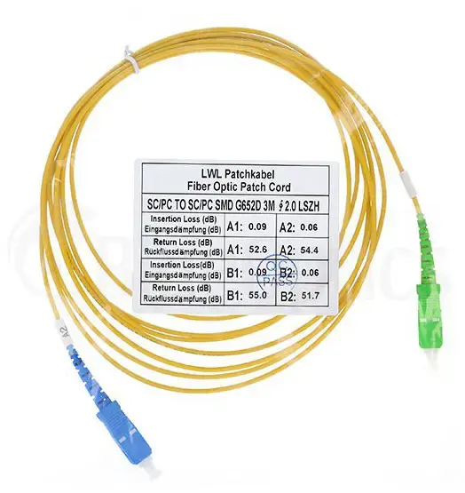 BlueOptics SFP2222BU5MS Fiber Optic Cable 5m SC-ST Photo 4