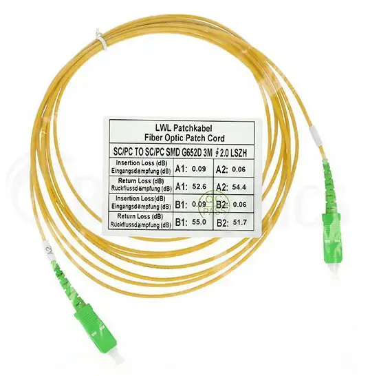 BlueOptics SFP2222BU50MM optiskais kabelis SC-SC 50m Photo 3