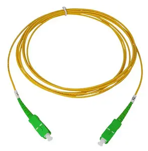 BlueOptics SFP2222BU20MM OS2 vienrežīma optiskais patch kabelis, 20 m, SC uz SC savienotāji, dzeltens