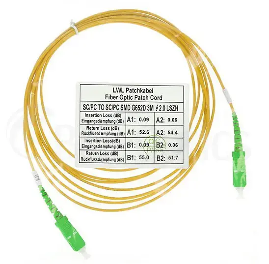 BlueOptics SFP2222BU20MM optiskais kabelis 20 m SC-SC Photo 3