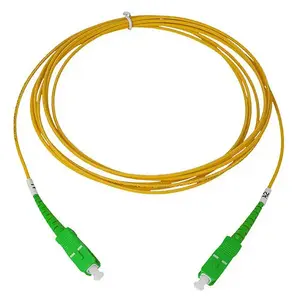 BlueOptics SFP2222BU7.5MM OS2 vienmoda optiskais plākstera kabelis, SC-SC, 7.5 m, dzeltens
