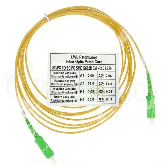 BlueOptics SFP2222BU5MM Singlemode SC-SC Fibre Optic Cable 5 m Photo 3