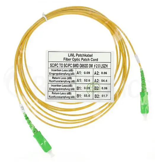 BlueOptics SFP2222BU3MM Fibre Optic Cable 3m SC-SC Photo 3
