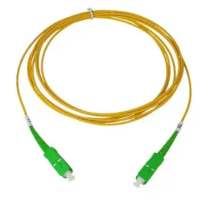 BlueOptics SFP2222BU1MM OS2 Singlemode Fibre Optic Patch Cable, SC to SC, 1 m, Yellow