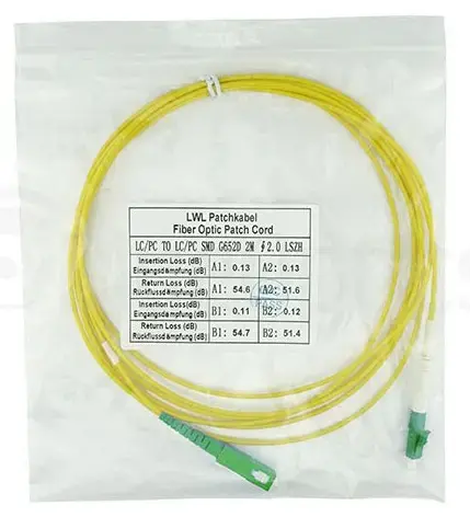 BlueOptics SFP2122BU0.5MM LC to SC Fiber Optic Cable Photo 8