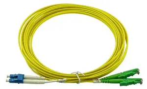 BlueOptics SFP3138BU5MS optiskais šķiedras kabelis 5 m LC uz E-2000 (LSH) vienmoda dzeltens