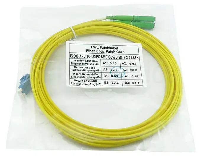 BlueOptics SFP3138BU5MS optiskais kabelis 5 m LC uz E-2000 Photo 7
