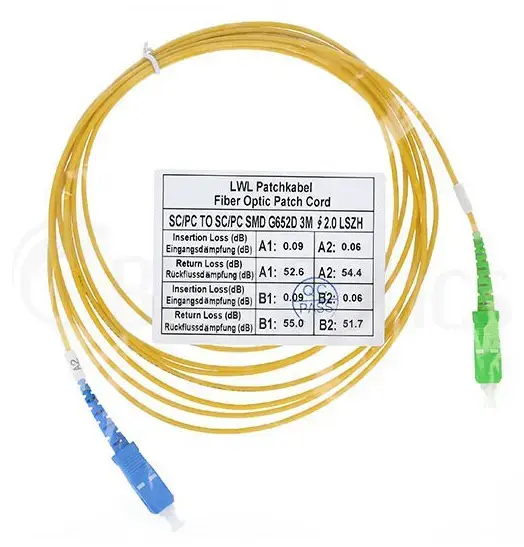 Оптоволоконный кабель BlueOptics SFP2222BU50MS 50 м SC-ST Photo 4