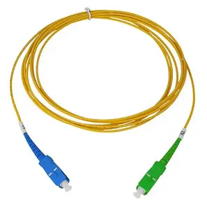 BlueOptics SFP2222BU20MS vienmodu OS2 SC-SC optiskais kabelis 20 m dzeltens