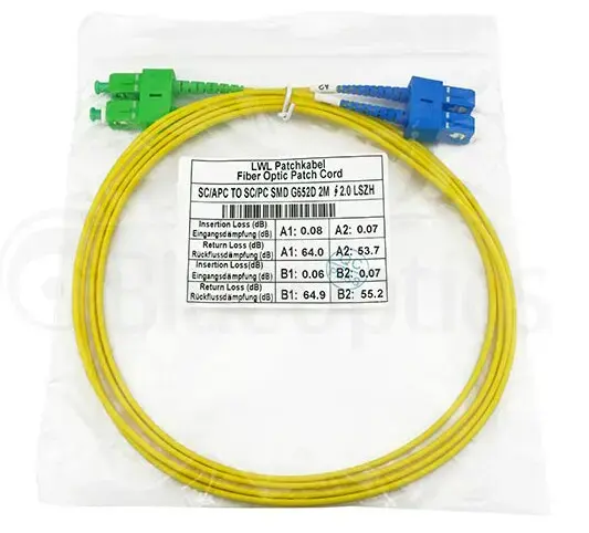 BlueOptics SFP3232BU2MS optiskais kabelis SC-SC 2m Photo 7