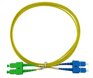 BlueOptics SFP3232BU0.5MS Singlemode Fibre Optic Patch Cable 0.5m 2x SC to 2x SC Yellow