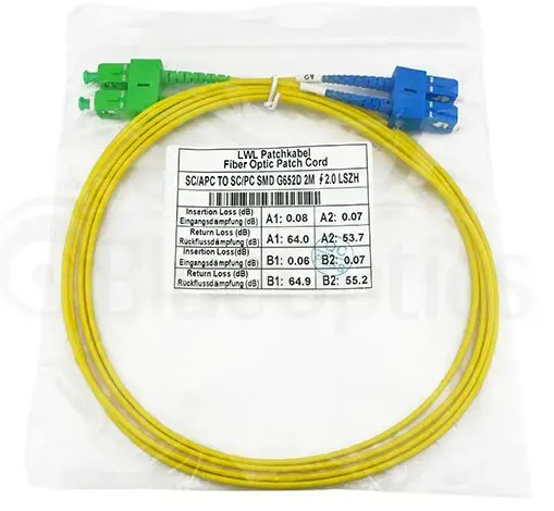 BlueOptics SFP3232BU0.5MS Singlemode Fibre Optic Cable 0.5m Photo 7