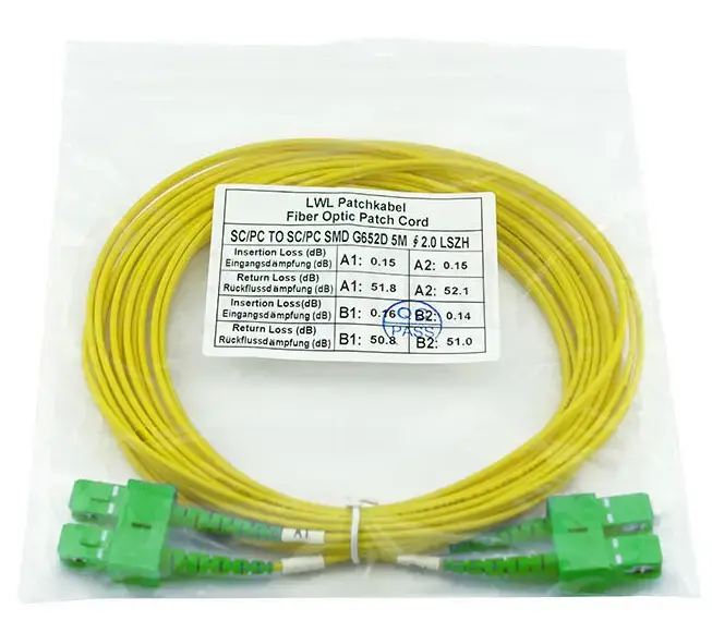 Оптоволоконный кабель BlueOptics SFP3232BU3MM SC/SC 3 м Photo 5