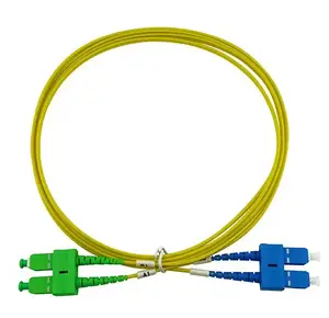 Оптоволоконный кабель BlueOptics SFP3232BU1MS OS2 SC-SC, одномодовый, 1 м, желтый
