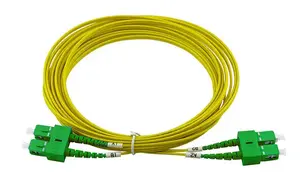 BlueOptics SFP3232BU1MM vienmoda OS2 SC-SC optiskās šķiedras kabelis 1 m dzeltens