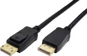ROLINE GREEN DisplayPort v2.0 Cable, Male to Male, 10K Resolution, 54 Gbit/s, 1m
