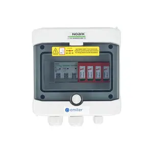 EMITER AC sadales skapis hermētisks IP65 ar Dehn Type 2 pārsprieguma aizsardzību 10A 3-fāžu