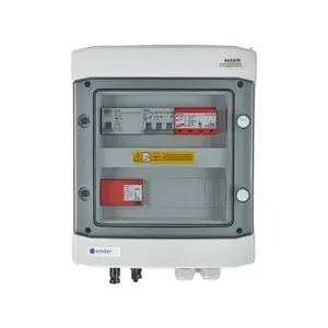 EMITER DCAC Hermetic Switchgear IP65, 1000V DC Surge Arrester Type 1+2, 1x MPPT, AC Dehn Type 1+2, 10A 3-Phase, RCD 40A/300mA