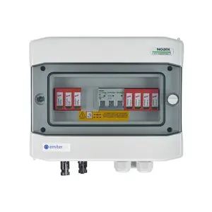 EMITER EM-105_DCAC Hermetic DC/AC Switchgear IP65 with Dehn Type 2 Surge Arrester for 1 PV String