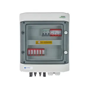 EMITER EM-841_DCAC Hermetic IP65 DC/AC Switchgear for 2 PV Strings and 2 MPPT with Dehn Surge Protection