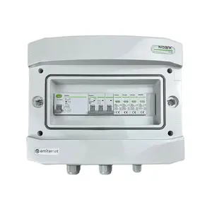 EMITER EM-470N_AC Hermetic AC Switchgear IP65 with Noark Type 2 Surge Arrester, 50A 3-Phase and 63A/300mA Type A RCD