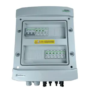 EMITER EM-841N_DCAC Hermetic IP65 DC/AC Switchgear with Noark 1000V Type 2 DC Surge Arrester and Type 1+2 AC Protection