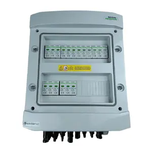 EMITER DC Switchgear IP65 for 6 PV Strings and 6 MPPT with Noark 1000V Type 2 Surge Arrester