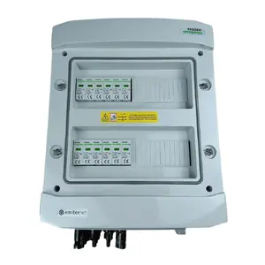 EMITER DC Switchgear Enclosure IP65 with Noark 1000V Type 2 Surge Arrester for 4 PV Strings and 4 MPPT