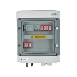 EMITER EM-714_DCAC Hermetic IP65 DC/AC Switchgear with Dehn Type 2 Surge Arrester for 1 PV String and 1 MPPT