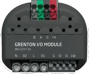 Grenton INO-223-T-01 Digital Input and Relay Output Module with 1-Wire Support for Flush Mounting