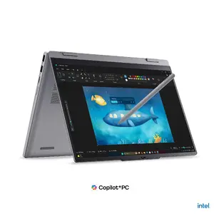 Ноутбук Lenovo ThinkBook 14 2-in-1 G6 IPL, Intel Core Ultra 5 125U, 14-дюймовый сенсорный WUXGA экран, 16 ГБ ОЗУ, 512 ГБ SSD, Windows 11 Pro, Luna Grey