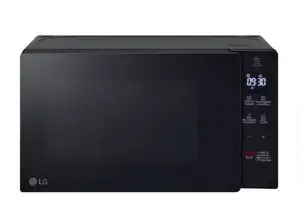 LG MS2032GAS Brīvi stāvoša sola mikroviļņu krāsns ar 20 L ietilpību 700 W jaudu skārienvadību un LED displeju Melna