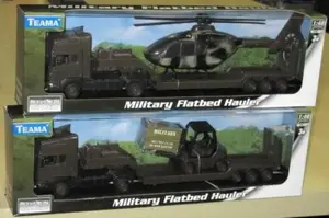 Teama militārā kravas automašīna ar piekabi 001-33022