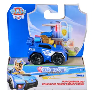 Spin Master PAW Patrol Chase Pup Squad Racer 2.5-Inch Toy Vehicle with Real Working Wheels for Pretend Play