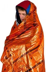 Lifesystems Heatshield Blanket Single Emergency Foil Blanket Orange