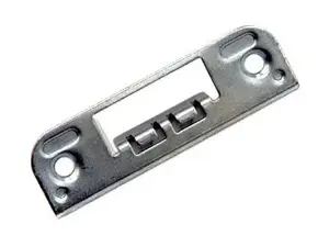 ABLOY 0045 Doorpost Plate, Steel Zinc-Plated, Smooth Chrome Finish