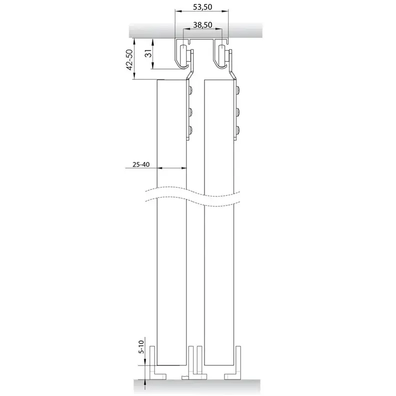 Комплект фурнитуры для дверей Helaform 10404 Photo 3