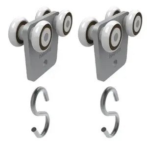 Helaform 20053 Sliding Interior Door Wheels, 2-Piece Set