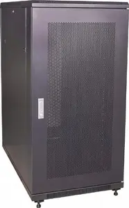 TKH 19 collu brīvi stāvošs servera skapis 24U 600x1000x1317 ar perforētām durvīm