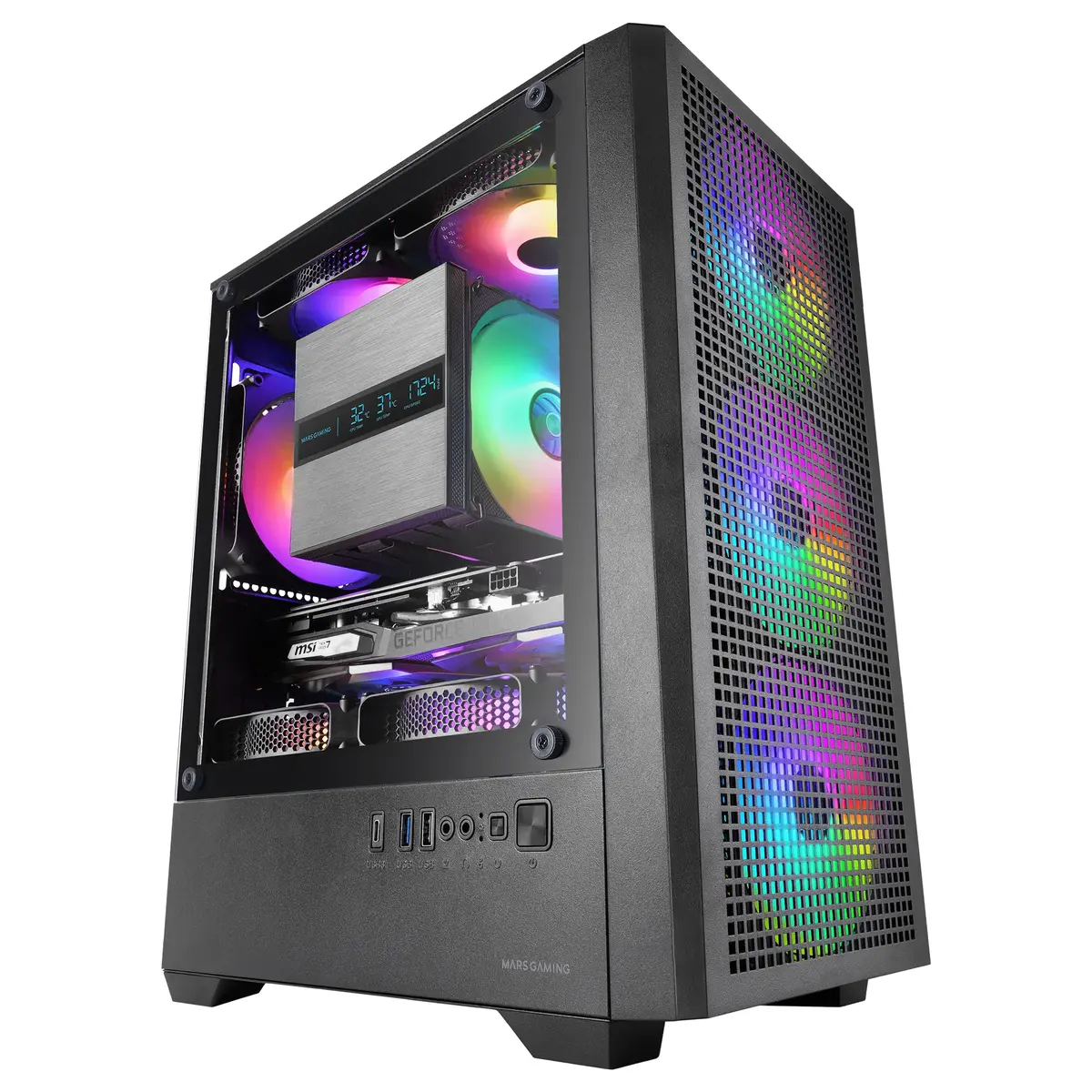 Компьютерный корпус Mars Gaming MCQUANTUM Midi Tower Photo 2