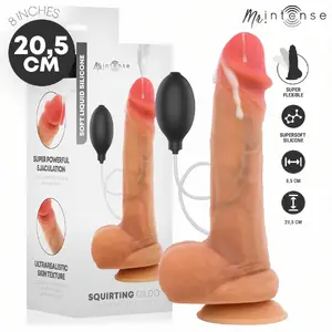 MR INTENSE - DANNY ULTRA-REALISTIC SQUIRTING COCK WITH TESTICLES 20.5 CM -Ø- 4 CM