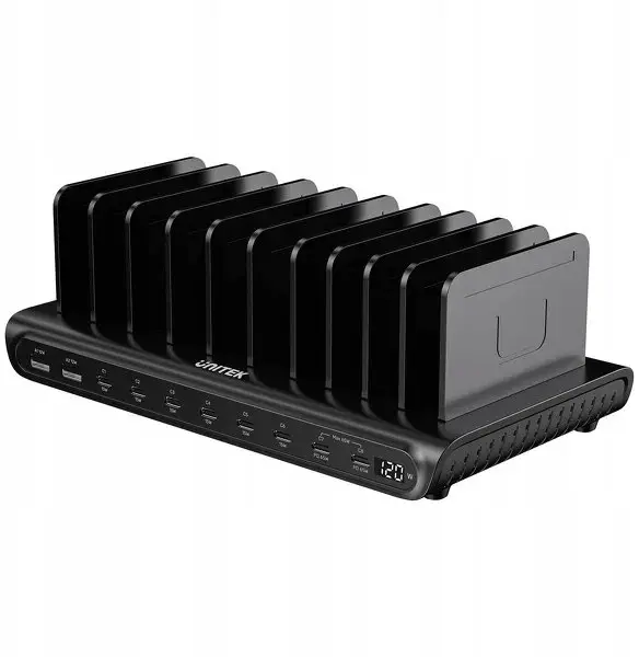 Unitek 10 portu USB-A un USB-C