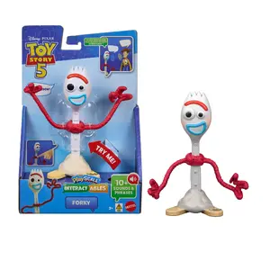 Mattel Toy Story 5 Interactables Forky Figure with Movie Phrases and Cross Talk