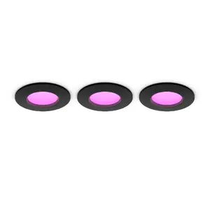 Philips Hue White and Color Ambiance Slim Recessed LED Light, 11W, Bluetooth and Zigbee
