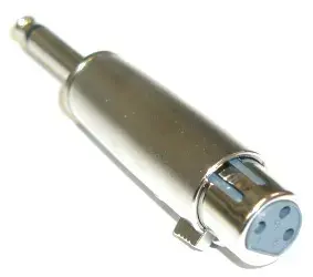 GOOBAY Audio Adapter 6.3 mm Male Plug to XLR Female Socket