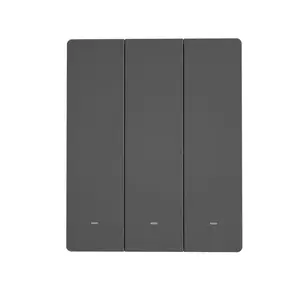 Sonoff M5-3C-80M Smart Wall Switch, 3 Channels, Wi-Fi, Black
