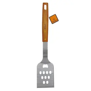 BÄKKJARD Grill Spatula with Stainless Steel Blade and Wooden Handle
