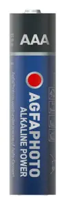 AgfaPhoto Alkaline Power AAA LR03 Micro Single-Use Batteries, 10-Pack