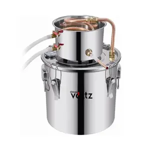 Oliver Voltz OV51214A30 Alcohol Distiller, 30 L, Stainless Steel Tank with Copper Condenser