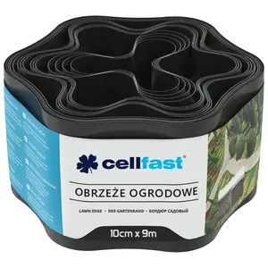Cellfast Garden Lawn Edging 10 cm x 9 m Grey